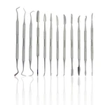 Cynamed Stainless Steel Spatula Wax & Clay Sculpting Tool Carver Dental Pick Set. Fixed Price $6.99.