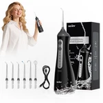 Sejoy Cordless Water Dental Flossers Irrigator Teeth Cleaner 6 Jet Tips. Fixed Price $19.99.
