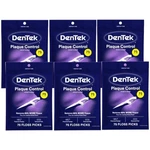 6 Pack Dentek Cross Flosser Picks, X-shaped Hugs Teeth, 75 Count. Fixed Price $22.73.