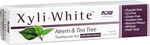 Now Foods Xyliwhite Neem & Tea Tree Toothpaste Gel 6.4 Oz. Fixed Price $7.59.