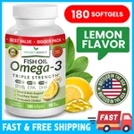 Best Triple Strength Omega Fish Oil Pills (3 Month Supply) 2400MG High Potency. Fixed Price $26.95.