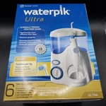 Waterpik Ultra Flosser WP-100W With 6 Tips And Pressure Settings White. Fixed Price $33.11.