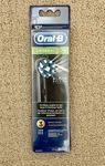 Oral Cross Action Electric Toothbrush Head Black Color 3 Pack. Fixed Price $10.00.