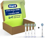 Oral-b Flossaction Electric Toothbrush Replacement Heads, White, 4 Count +. Fixed Price $65.61.