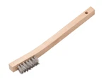 10 Pack 6-7/8" Carbon Steel Wire Scratch Welder Toothbrush Wooden Handle. Fixed Price $43.98.