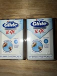 2 Crest Glide Deep Clean Floss To Go Packets 30 Single Use Cool Mint. Fixed Price $59.99.
