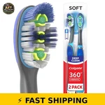 Colgate 360 Vibrate Deep Clean Electric Toothbrush - 2 Pack. Fixed Price $21.99.