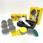 New Synoshi Power Spin Scrubber Cleaning Kit Plus 6 Extra Cone Brushes. Fixed Price $29.99.