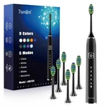 7AM2M Sonic Electric Toothbrush Black Rechargeable 5 Modes Timer. Fixed Price $10.00.