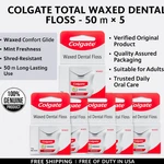 Colgate Total Waxed Dental Floss 50M Pack Of Oral Hygiene Fresh Usa. Fixed Price $31.09.