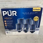 Pur 6 Pack New Mineral Clear Faucet Refill RF-9999 Triple Action Water Filters. Fixed Price $39.00.