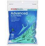 Cvs Advanced Picks, Shred Resistant, With Fluoride, 150 Flossers. Fixed Price $8.99.