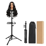 Alileader 50 Inch Heavy Duty Wig Stand Tripod With Tray Adjustable Mannequin .... Fixed Price $26.09.