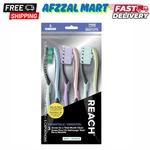 6-PACK Reach Essentials Soft Bristle 2- Count Toothbrushes With Free Cap. Fixed Price $10.99.