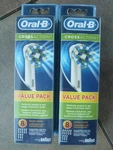 Lot Of 16 Oral-b Cross Action Replacement Toothbrush Heads Value Pack 8 Count. Fixed Price $89.99.