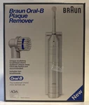 New Braun Oral Plaque Remover D5025S Two Brush Heads.. Fixed Price $49.50.