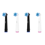 4PCS Electric Toothbrush Replacement Heads 1 Count (pack Of 4), Black & White. Fixed Price $13.18.