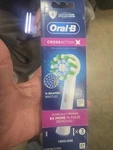 Oral-b Crossaction Toothbrush Replacement Heads 3-PACK X-shaped Bristles. Fixed Price $10.00.
