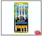 Reach Advanced Design Adult Toothbrush, Soft, 7 Count. Fixed Price $13.80.