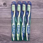 4 Lot Oral-b Cross Action Pro-health Medium Toothbrush Large 60 -colors May Vary. Fixed Price $84.99.