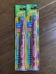 (2 Pack) Gum Crayola Soft Bristle, Suction Cup Base Toothbrushes Red Pink. Fixed Price $14.99.