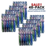 48-PACK Oral-b Vivid Whitening Manual Toothbrush 35 Soft With Indicator Bristles. Fixed Price $69.56.