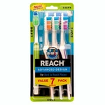 Reach Advanced Design Adult Toothbrush, Soft, 7 Count. Fixed Price $15.76.