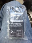 O1 Aquasonic Activated Charcoal Replacement (2) Brush Heads Ultra Whitening New. Fixed Price $5.93.
