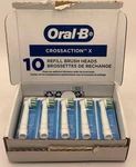 Oral-b Crossaction Replacement Brush Heads 10CT EB50RX Sealed Open Box. Fixed Price $18.99.
