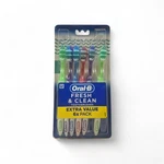 Oral-b Fresh And Clean Toothbrushes Medium Bristles Extra Value (6X Pack). Fixed Price $13.99.
