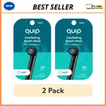 2PACK Quip 360 Oscillating Electric Toothbrush Head, Adult Compact Refill, Black. Fixed Price $39.99.