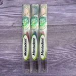 3 Vtg Mentadent 52 Toothbrush Medium Full Head Flared Side Bristles His & Hers. Fixed Price $59.99.