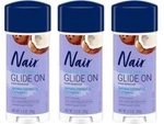 Bl Nair Hair Remover Glide Natural Coconut Oil 3.3OZ --three Pack. Fixed Price $42.43.