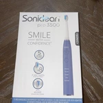 New Soniclean Pro 3500 Electric Toothbrush With 8 Heads Aqua. Fixed Price $25.18.