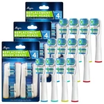 Replacement Brush Heads Compatible With Oralb Count (pack Of 12), White. Fixed Price $22.99.