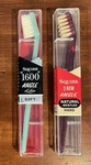 Vintage Squibb 3 Row Angle & 1600 Toothbrush Lot (2) New Sealed Box Case. Fixed Price $26.00.