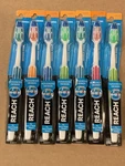 Lot 7 Reach Advanced Design Toothbrushes, Full Size Head/soft Bristles. Fixed Price $14.99.