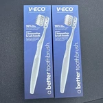 V-eco Replaceable Toothbrush System 2 Boxes Innovative New Grey 4. Fixed Price $16.98.