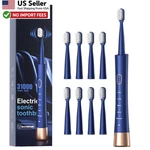 Ajelu IPX7 Waterproof Sonicare Electric Toothbrush 5 Modes 8 Heads Blue From Usa. Fixed Price $14.88.