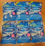 6 Bags Of 75: Dentek Comfort Clean Sensitive Gums Mouthwash Blast (2711-R2P7). Fixed Price $15.99.