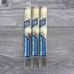 3 Vtg Mentadent 52 Toothbrush Medium Full Head Flared Side Bristles Pink Nos. Fixed Price $59.99.