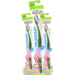 Preserve Medium Toothbrush With Recycled Handle 3 Pack. Fixed Price $16.99.