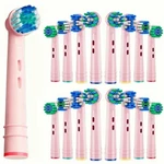 Replacement Brush Heads For Oral-b Pro 500/1000/1500/2000/3000 Pink Color-m.... Fixed Price $24.09.