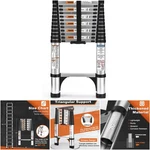 12.5 Ft Aluminum Extension Ladder Heavy Duty 330 Lbs Multi Purpose Stabilizers. Fixed Price $273.99.