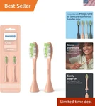 One By Sonicare Replacement Brush Heads For Adult - 2 Pack, Stylish Design. Fixed Price $19.99.