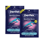 2 Pack Dentek Comfort Clean Floss Picks Sensitive Teeth & Gums 150 Count. Fixed Price $12.42.