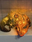 Sleeping Dragon Resin Poured Light Up Battery Operated. Fixed Price $10.00.