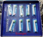 Oral-b EB50RX Crossaction Replacement Brush Heads 9 Ct. Individually Packaged. Fixed Price $14.95.