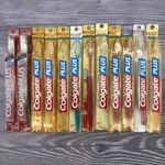 12 Vintage Colgate Plus Toothbrush Diamond Shaped Full Head Medium Bristles. Fixed Price $99.99.