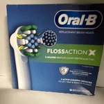 Oral-b Flossaction Replacement Brush Heads 10 Pack X-shaped Bristles. Fixed Price $21.95.